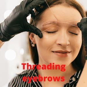 Threading eyebrows