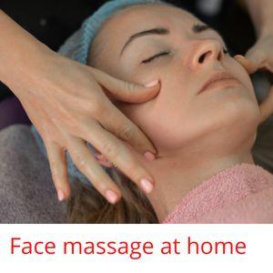Face massage at home
