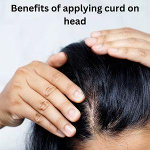 Benefits of applying curd on head